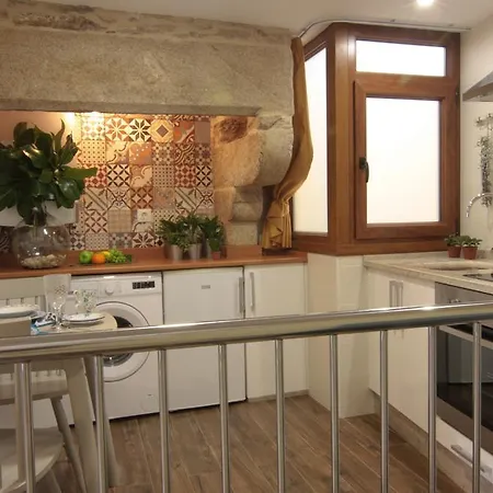 Casa Do Medio 公寓 圣地亚哥－德孔波斯特拉